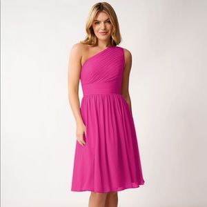 Azazie Katrina Fuschia Bridesmaid Dress